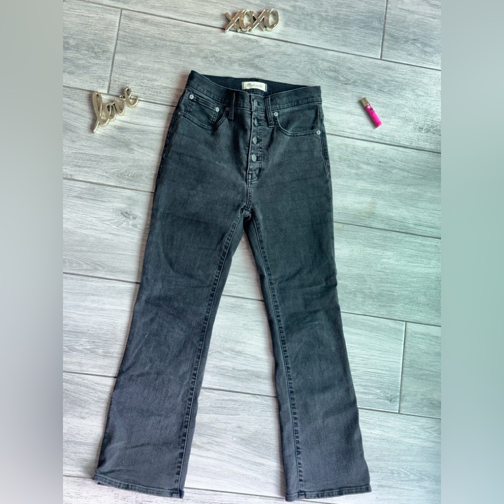 Madewell Cali Demi Boot Cut Jeans in Bellspring Wash size 26 - Picture 2 of 8